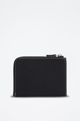 Porte-monnaie en cuir - Noir