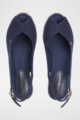 Sandales compensées - Bleu marine