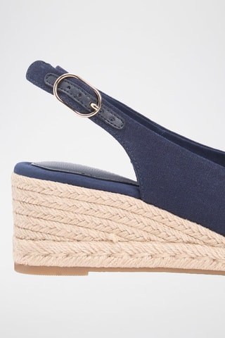 Sandales compensées - Bleu marine
