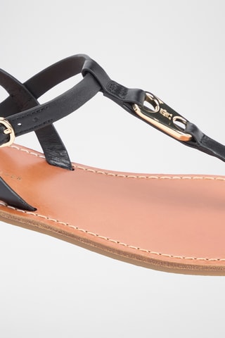 Sandales en cuir - Noir