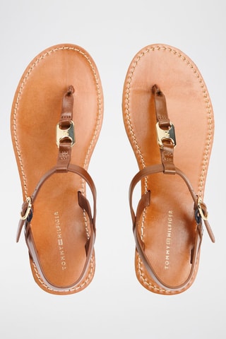 Sandales en cuir - Marron