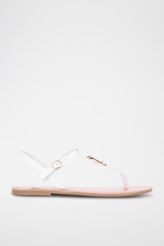 Sandales en cuir - Blanc