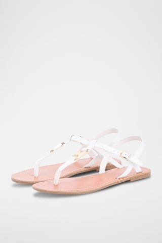 Sandales en cuir - Blanc