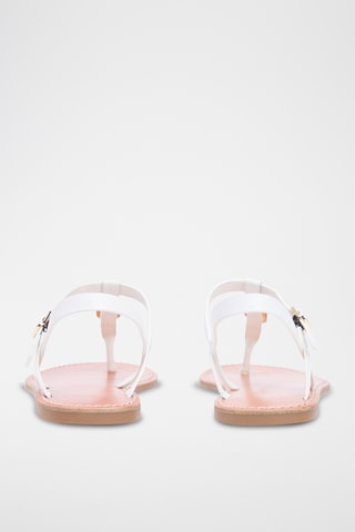 Sandales en cuir - Blanc