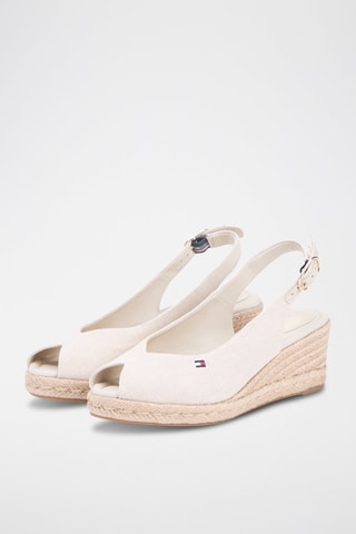 Sandales compensées - Beige