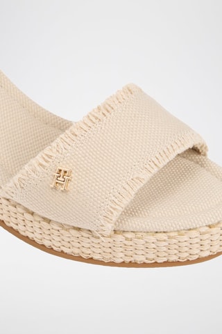 Sandales compensées - Beige