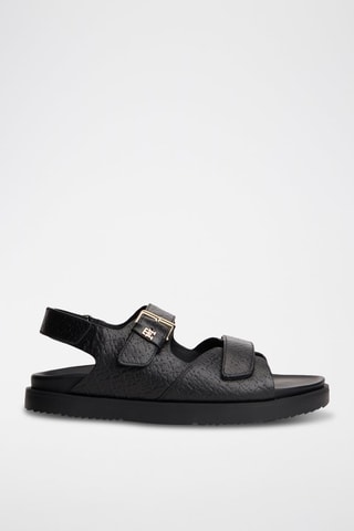 Sandales en cuir nappa - Noir