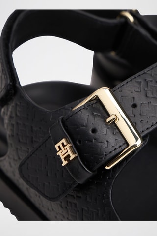Sandales en cuir nappa - Noir