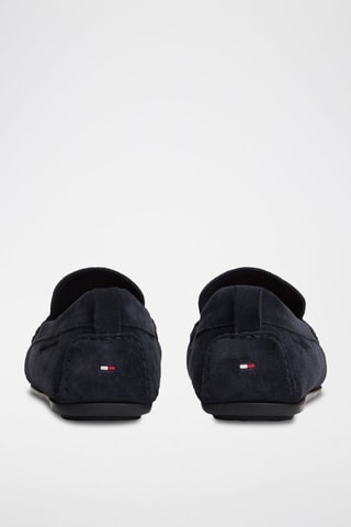 Mocassins en nubuck - Bleu marine