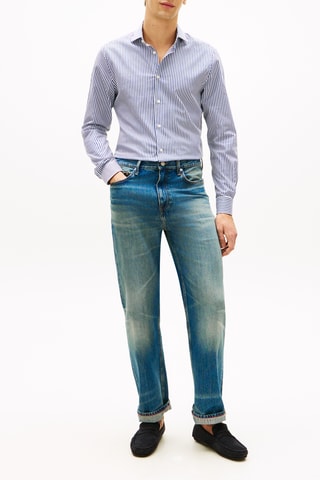 Mocassins en nubuck - Bleu marine