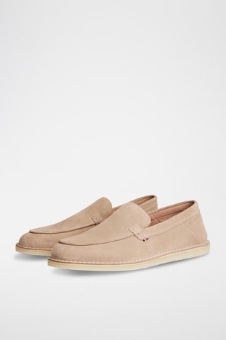 Mocassins en nubuck - Beige