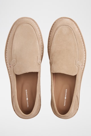 Mocassins en nubuck - Beige
