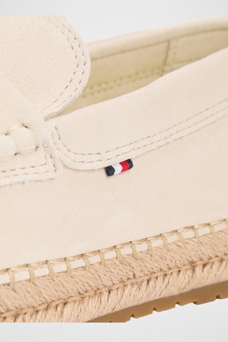 Mocassins en nubuck - Beige clair