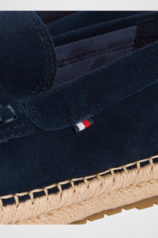 Mocassins en nubuck - Bleu marine