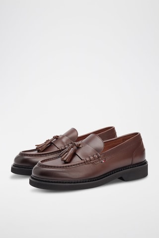 Mocassins en cuir - Marron