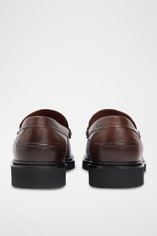 Mocassins en cuir - Marron