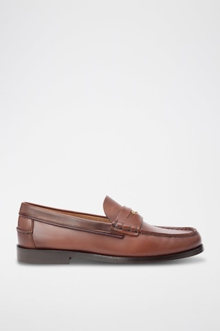 Mocassins en cuir nappa - Marron
