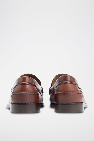 Mocassins en cuir nappa - Marron