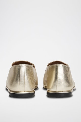 Mocassins en cuir d'agneau - Doré