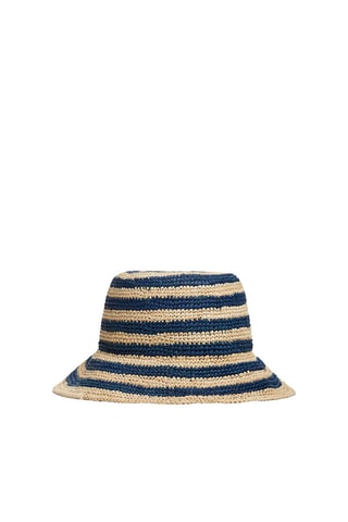 Chapeau de paille - Bleu cobalt