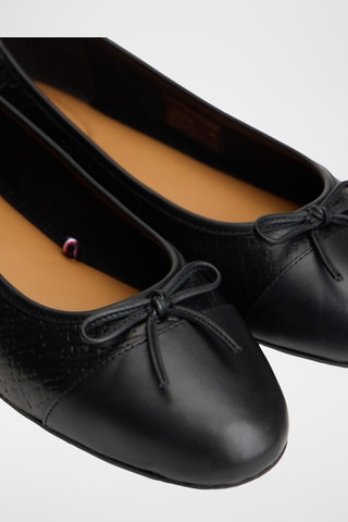 Ballerines en cuir nappa - Noir