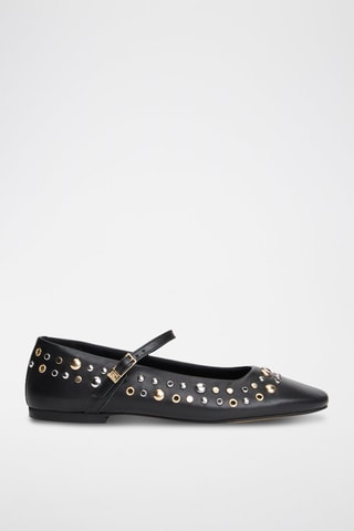 Babies en cuir nappa - Noir