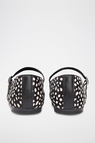 Babies en cuir de veau - Noir