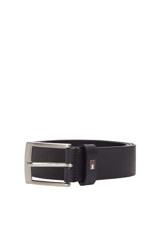 Ceinture en cuir - Bleu nuit