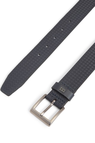 Ceinture en cuir - Bleu marine