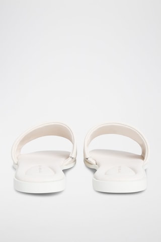 Mules en cuir nappa - Beige clair