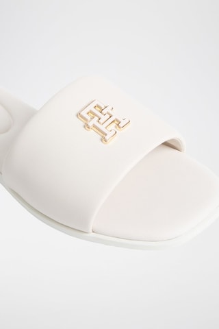 Mules en cuir nappa - Beige clair