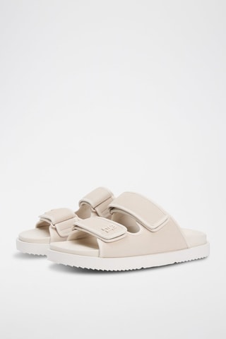 Mules en nubuck - Beige clair