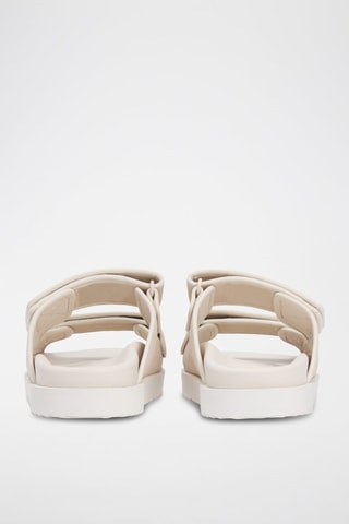 Mules en nubuck - Beige clair