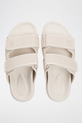 Mules en nubuck - Beige clair