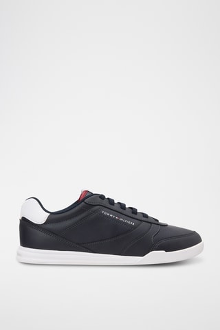 Baskets en cuir - Bleu marine