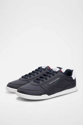 Baskets en cuir - Bleu marine