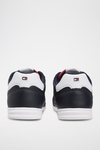 Baskets en cuir - Bleu marine