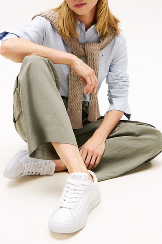 Baskets en cuir nappa - Blanc