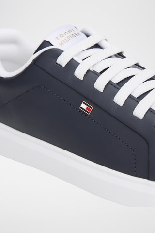 Baskets en cuir nappa - Bleu marine