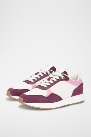 Baskets en cuir - Ecru