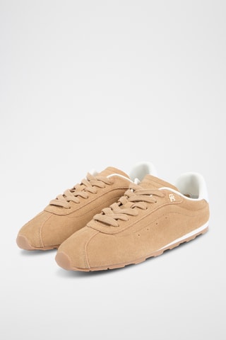 Baskets en cuir - Marron