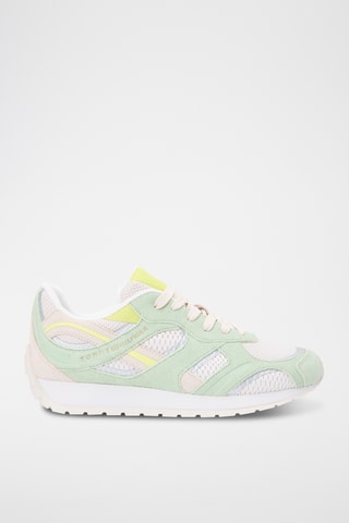 Baskets en nubuck - Vert