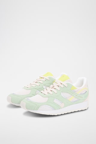 Baskets en nubuck - Vert