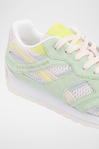 Baskets en nubuck - Vert