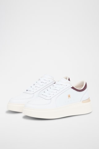 Baskets en cuir nappa - Blanc