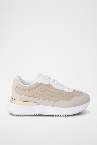 Baskets en cuir - Marron clair