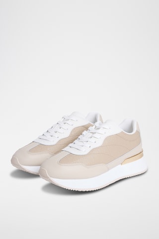 Baskets en cuir - Marron clair