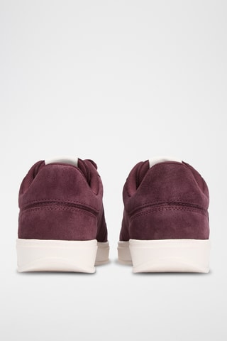 Baskets en nubuck - Rouge