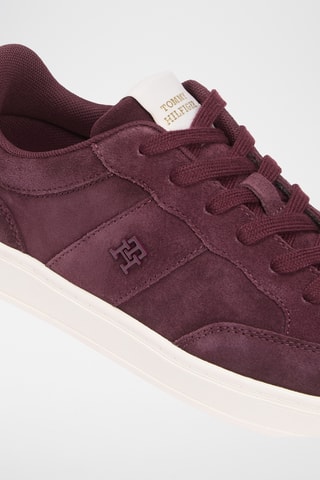 Baskets en nubuck - Rouge