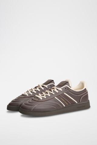 Baskets en cuir - Marron